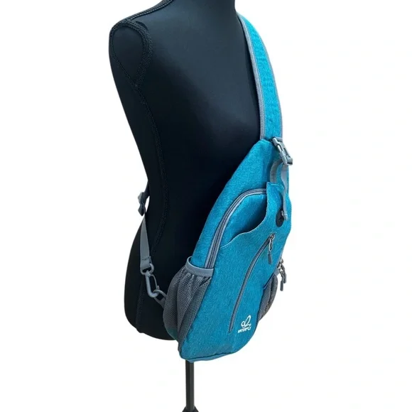 WATERFLY Urban Elite Comfortable Crossbody Bag Orgaization Net Slip Pockets NWOT - Picture 3 of 4